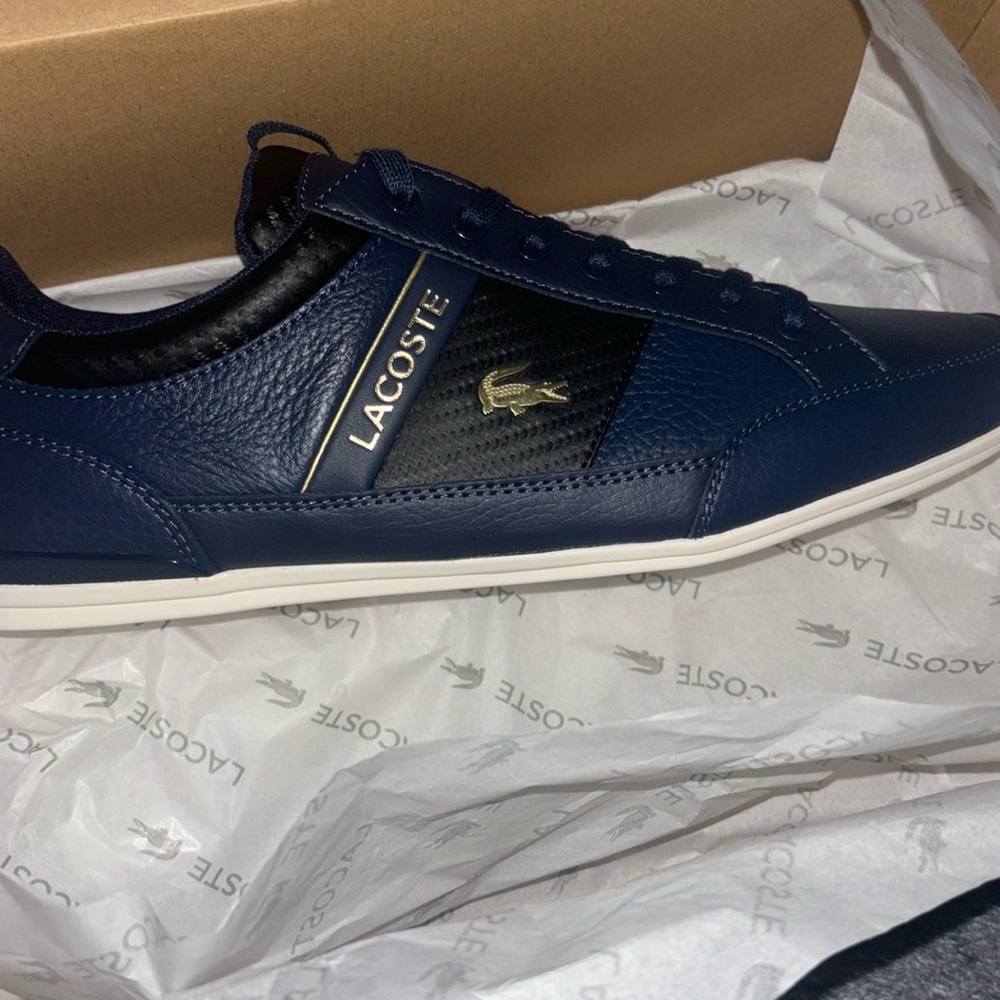Brand new Lacoste men’s a leather shoes